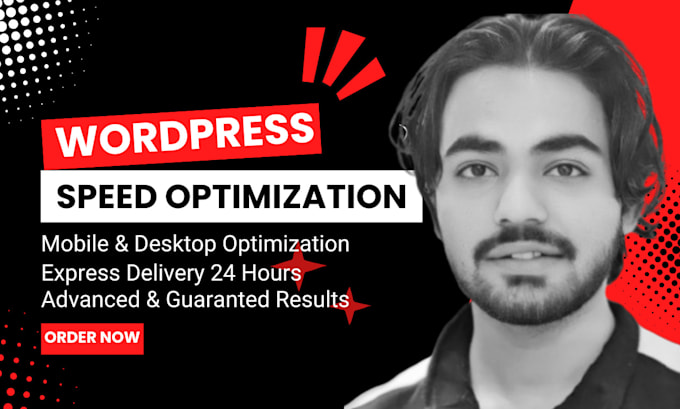 Gig Preview - Do wordpress website speed optimization and increase pagespeed insights score