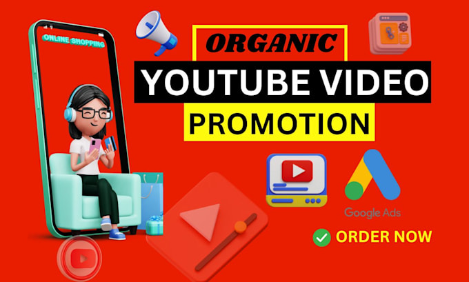 Gig Preview - Do organic youtube marketing and video promotion