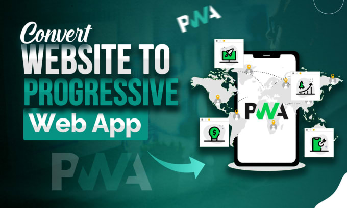 Gig Preview - Convert website to app aka pwa or progressive web app