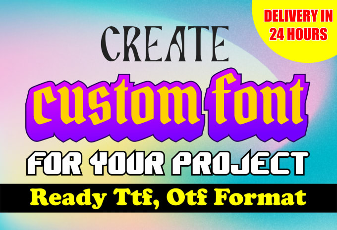 Create a custom professional y2k font for you by Gamma_group