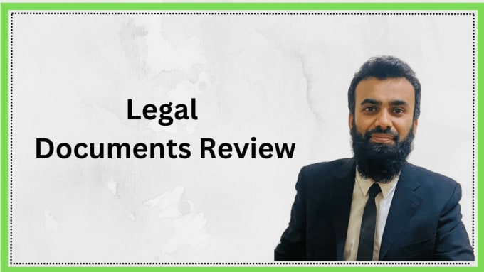 Gig Preview - Professionally review your legal documents