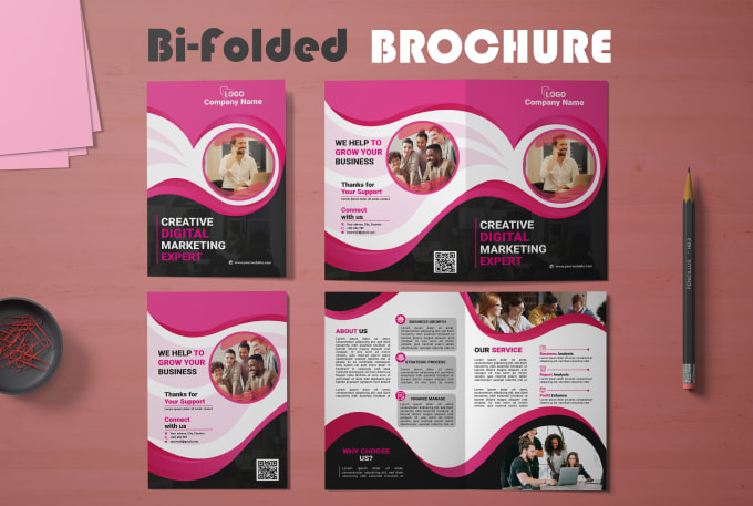 Gig Preview - Design professional eye catching bifold and trifold brochure, flyer and poster