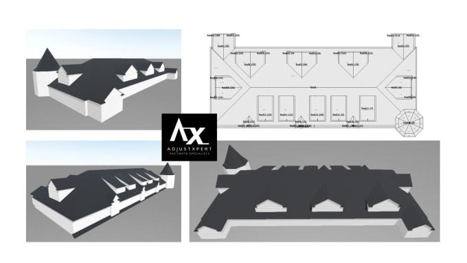 Gig Preview - Do xactimate roof sketch diagrams