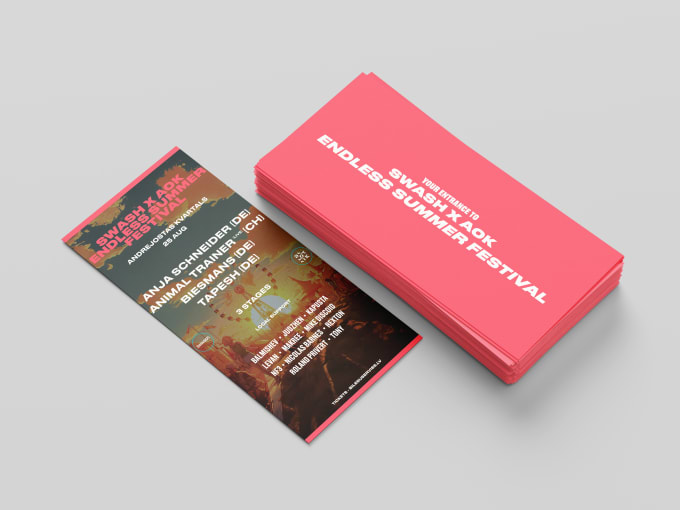 Gig Preview - Flayer , brochures or invitation card for your business