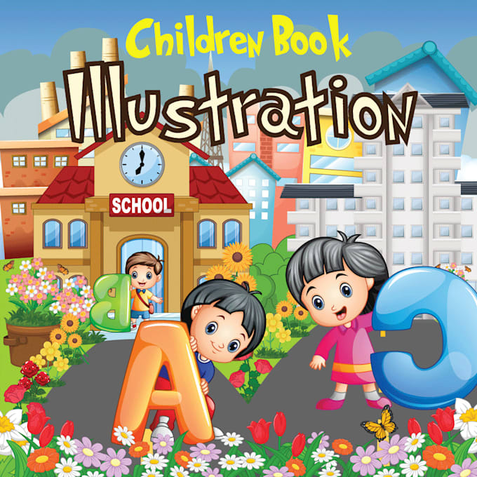 Gig Preview - Create children story book illustration and children book cover