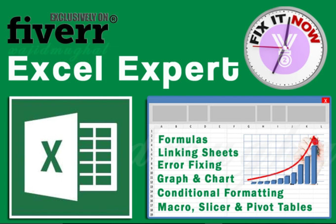 Gig Preview - Supercharge your productivity with expert microsoft excel skills,data analysis