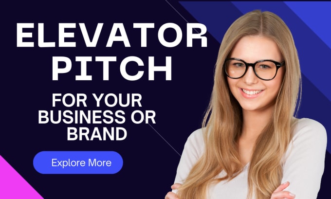 Gig Preview - Write an elevator pitch for your business or brand