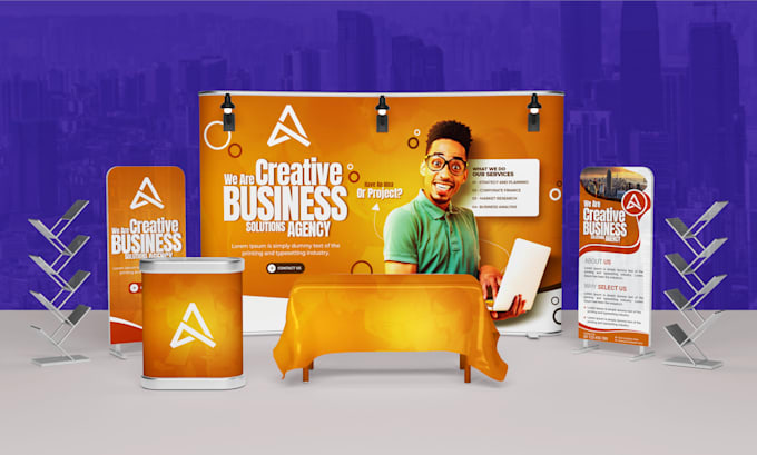 Bestseller - design trade show booth, exhibition stand and backdrop