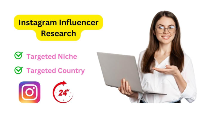 Gig Preview - Research and find best instagram influencer