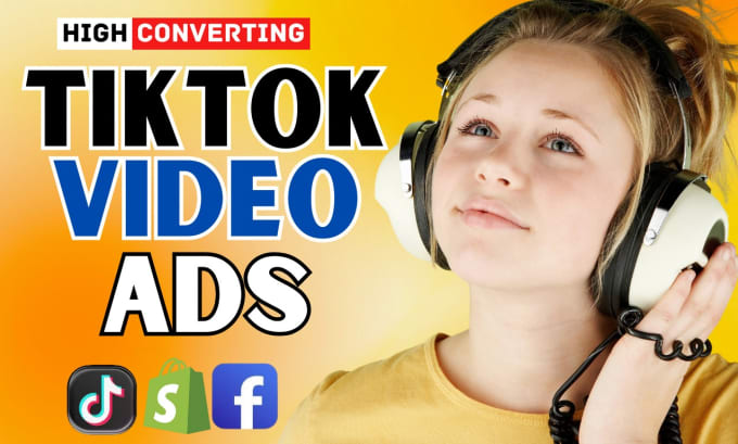 Gig Preview - Create 5 tiktok video ads, tik tok ads within 24 hour