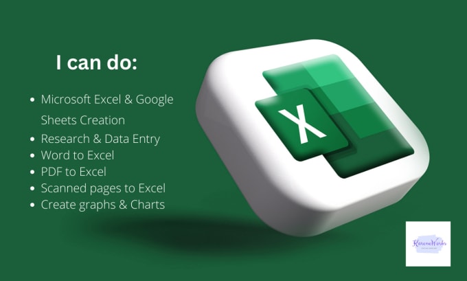 Gig Preview - Do your web research and create an excel sheet for you