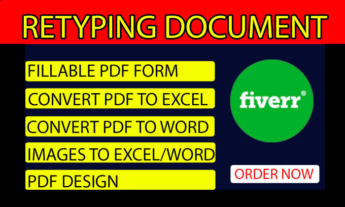 Gig Preview - Design a creative PDF or convert fillable PDF from