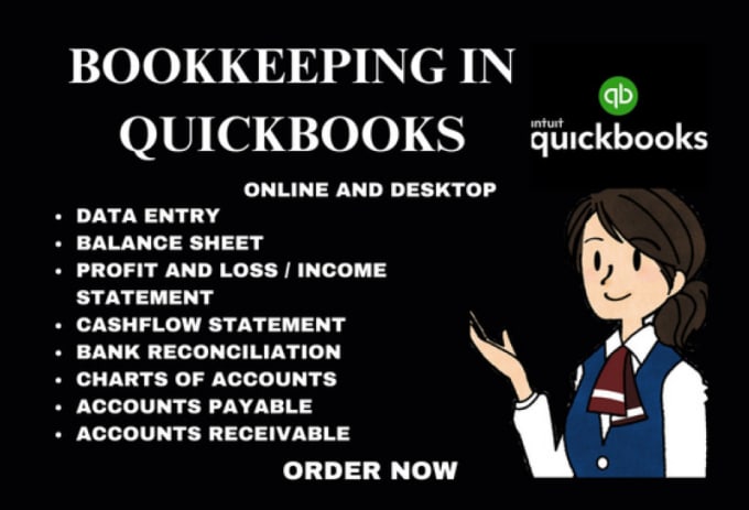 Gig Preview - Do accounting and bookkeeping in quickbooks online