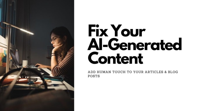 Gig Preview - Rewrite best ai content, articles and blog posts