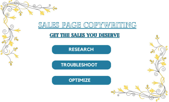 Gig Preview - Copywrite your product sales page