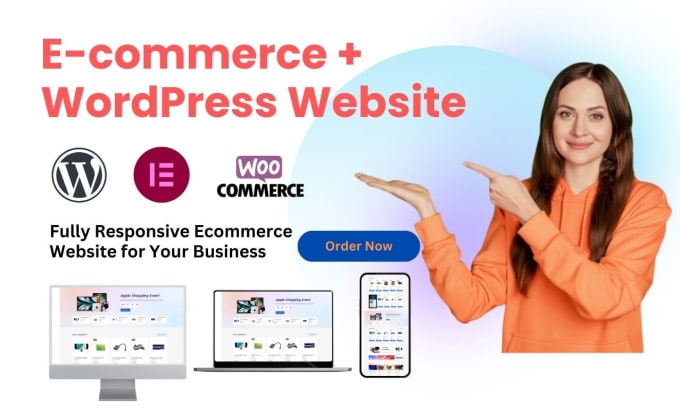 Gig Preview - Build fully responsive ecommerce woomoccerce or online store website