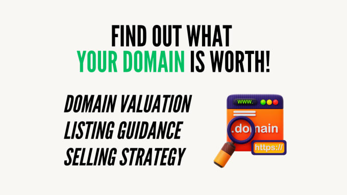 Bestseller - help you evaluate, price, list, and sell your domain name