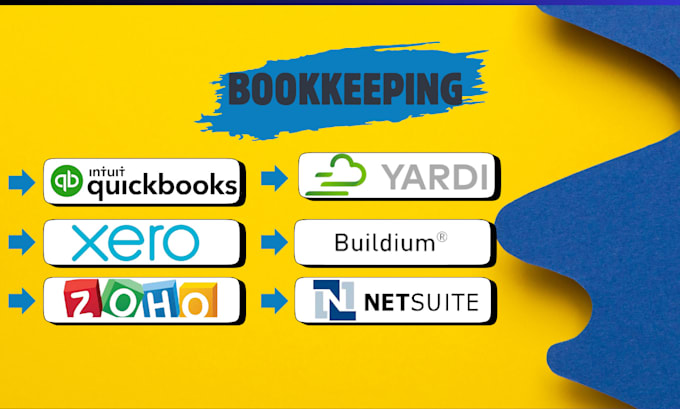 Gig Preview - Do bookkeeping in quickbooks, xero, waves, sage,buildium