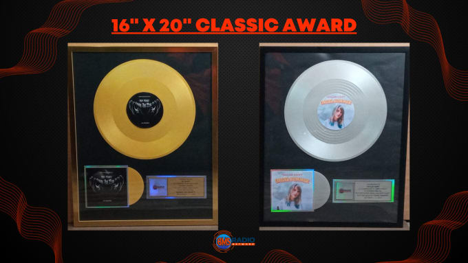 Gig Preview - Send you a gold or platinum hue plaque after music promotion and radio airplay