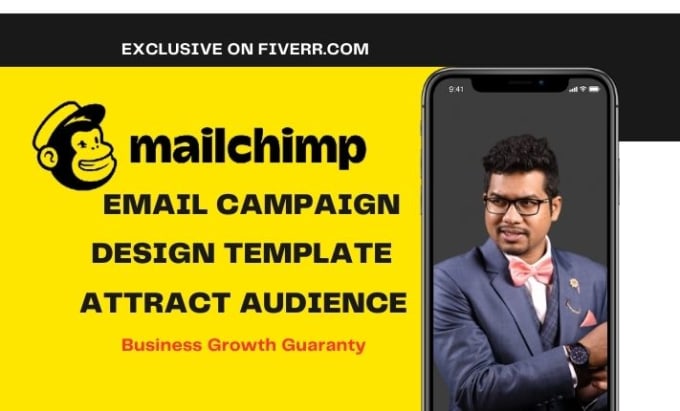 Gig Preview - Design your mailchimp email newsletter campaign