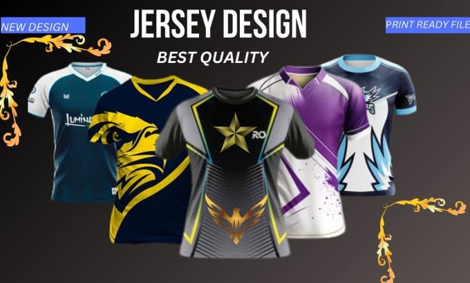 Gig Preview - Do custom  sublimation  jersey design