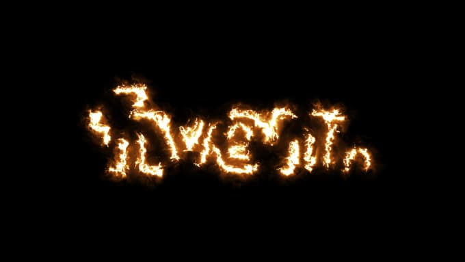 Gig Preview - Draw your logo with mysterious fires