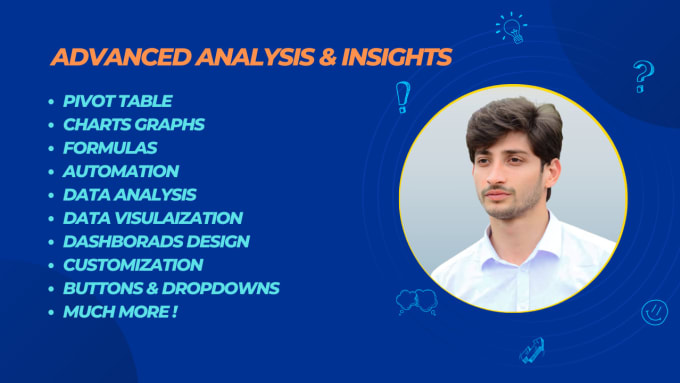 Gig Preview - Craft excel graphs, pivot tables, dashboards, and macros