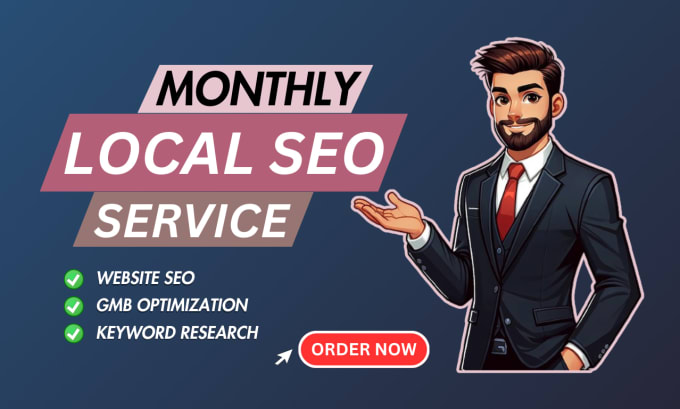 Gig Preview - Do monthly local SEO service for top ranking