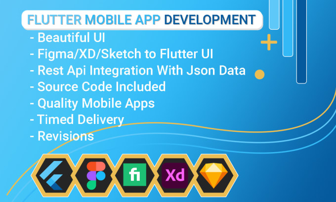 Gig Preview - Develope flutter apps for you