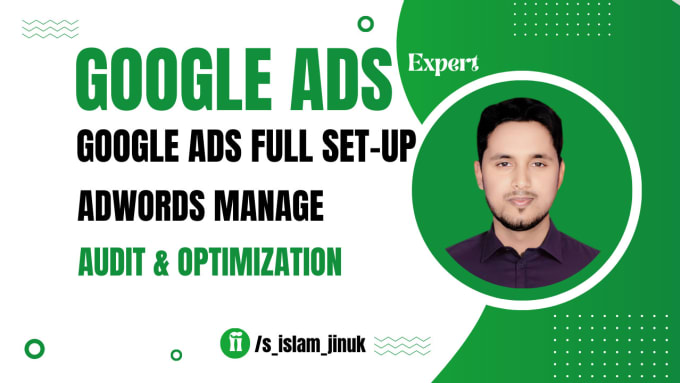 Gig Preview - Set up google adwords ads audit, optimization and daily performance reporting