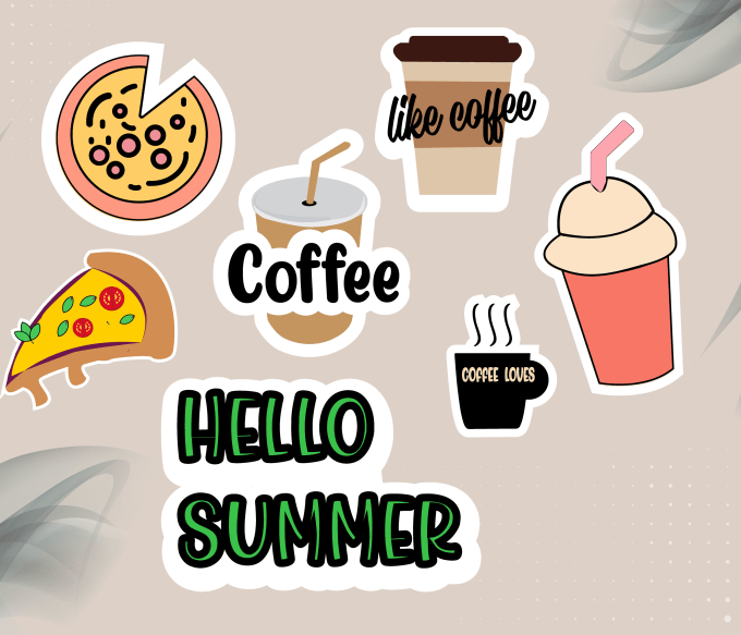 Gig Preview - Design text,typography sticker art kawaii for your business