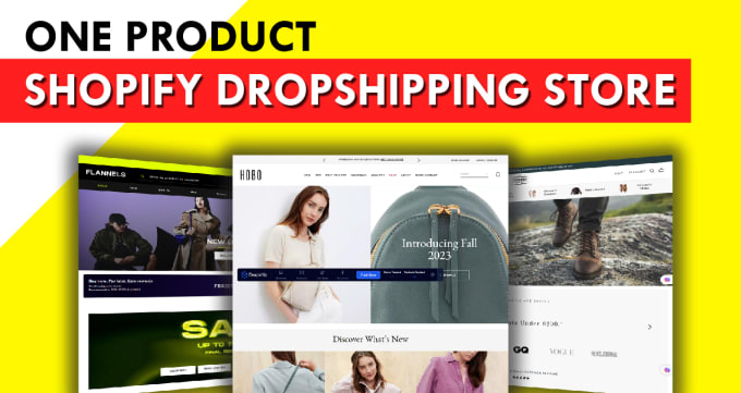 Gig Preview - Build automated shopify one product dropshipping store,shopify website