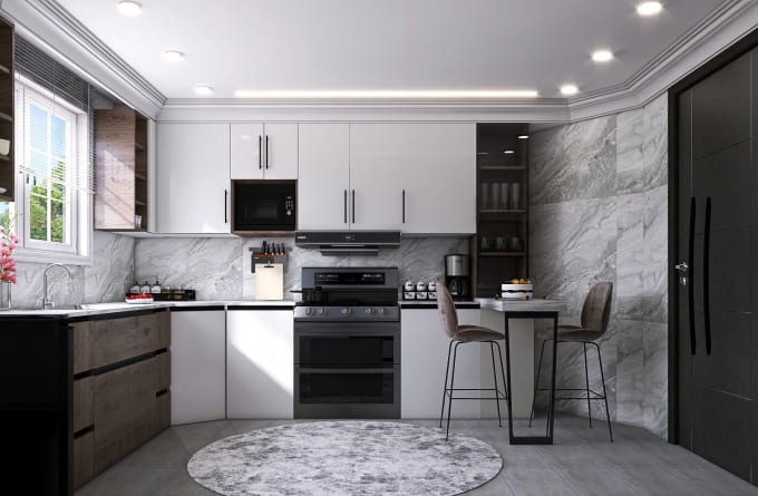 Gig Preview - A design for your dream kitchen