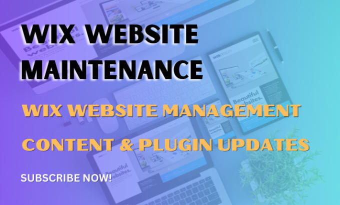 Gig Preview - Do wix website maintenance