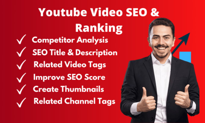 Gig Preview - Be your youtube video SEO and promotion expert