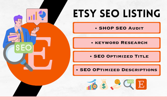 Gig Preview - Do etsy seo, etsy promotion, etsy sales, etsy listing, etsy traffic, etsy title