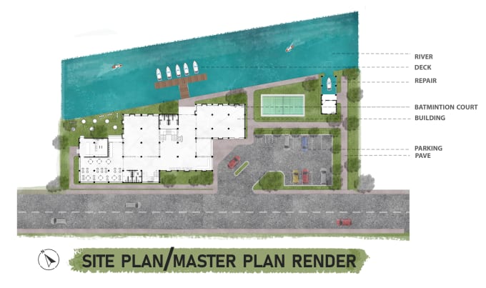 Gig Preview - Render site plan masterplan and landscape design