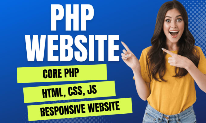 Gig Preview - Do php coding or php website using HTML, CSS, and js