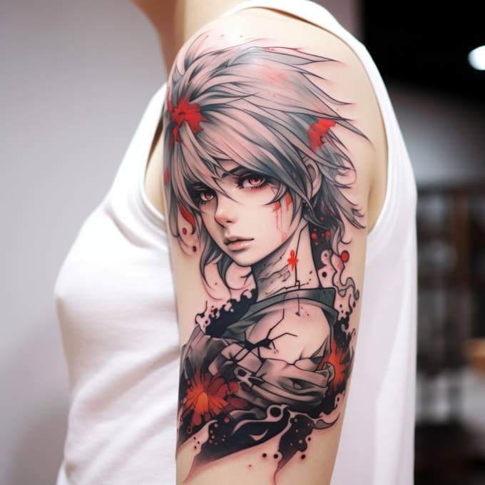 Anime sleeve tattoo by dave.vero.ink | Sleeve tattoos, Anime tattoos,  Forarm tattoos