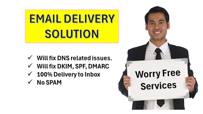 Gig Preview - Fix spf, dkim, dmarc errors for perfect email deliverability