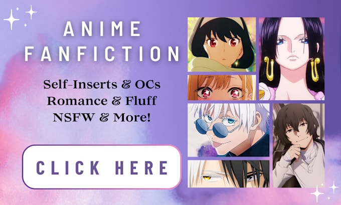 Bestseller - write customized sfw and nsfw anime fanfiction