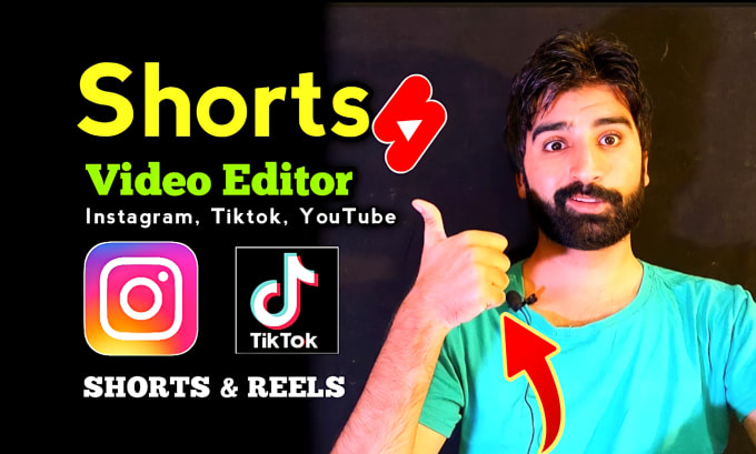 Gig Preview - Be your short form video editor for tiktok, instagram reels, youtube shorts