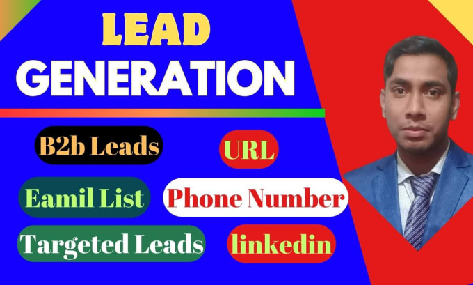 Gig Preview - Do b2b lead generation, linkedin lead, email finding and targeted list