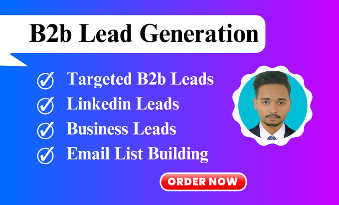 Gig Preview - Do targeted b2b linkedin lead generation and prospect email list building