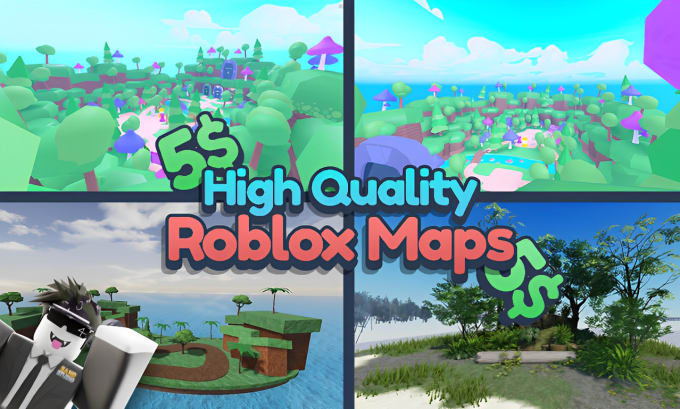 A high-quality Roblox game Development, Roblox script, Roblox realistic map
