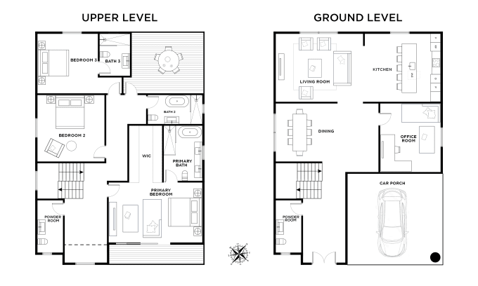 Gig Preview - Draw 2d floor plans and property maps for real estate use