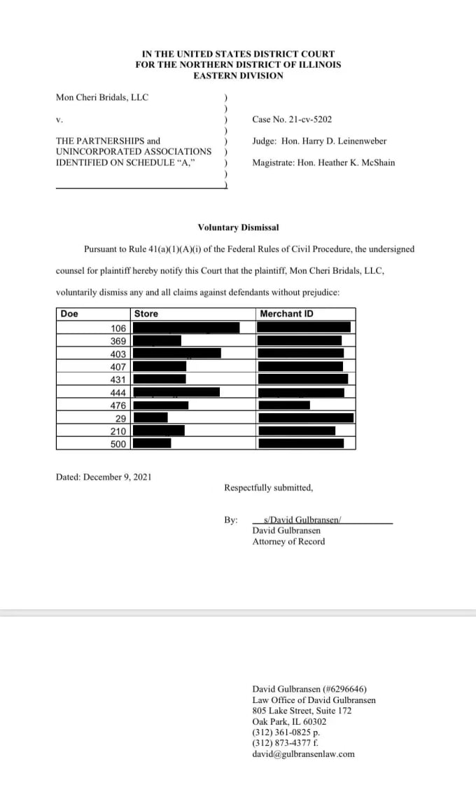 Gig Preview - Do settlement for US intellectual property infringement