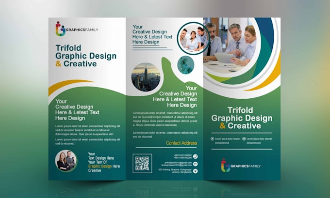 Gig Preview - Design digital business flyer design, leaflet design, pamphlet, brochure design