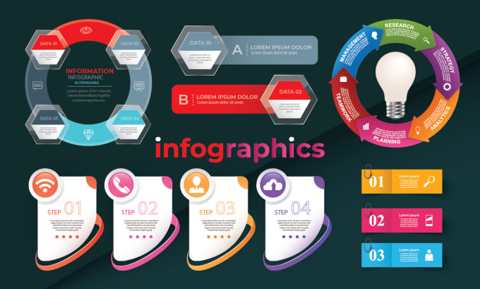 Gig Preview - Do modern business infographics, organogram, flowchart