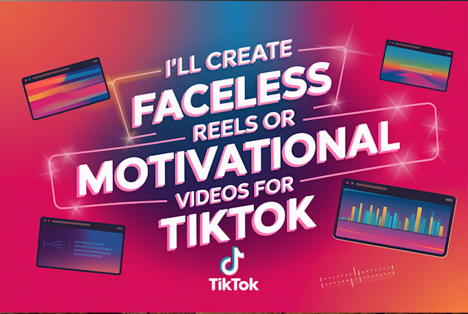 Gig Preview - Create faceless motivational tiktok videos for tiktok